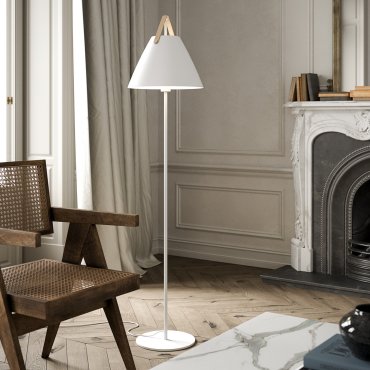 Design for the People Strap - lampadaire - Ø 36 x 153,7 cm - blanc