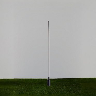 Nova Luce Dessay - lampe de jardin - Ø 1,6 x 98 cm - 11W LED inclus - IP65 - noir sablé