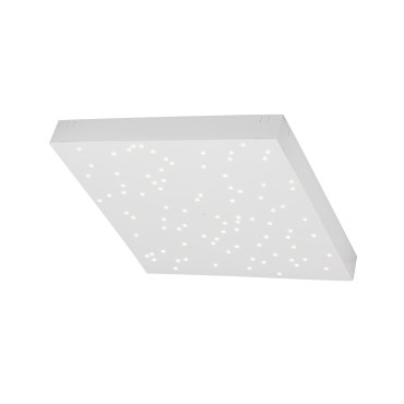Nova Luce Cielo - plafonnier - 30 x 30 x 4 cm - 8W LED dimmable inclus - blanc