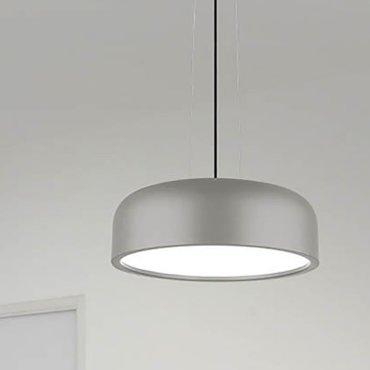 MODÈLE D’EXPOSITION - Nova Luce Perleto - lampe suspendue - Ø 48 x 133 cm - gris