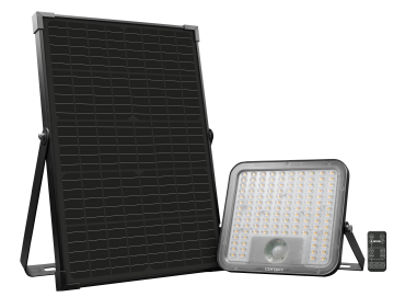 Century Italia Energy - projecteur à énergie solaire - 26,6 x 5,4 x 27,8 cm - 60W LED dimmable inclus - IP65 - noir