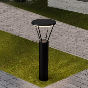 Nova Luce Virtus - lampe à poser - Ø 30 x 27 cm - 16W LED inclus - IP65 - anthracite foncé