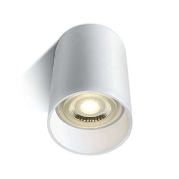 ONE Light Cylindres de plafond GU10 - spot en saillie 1L - Ø 5,6 x 10 cm - blanc