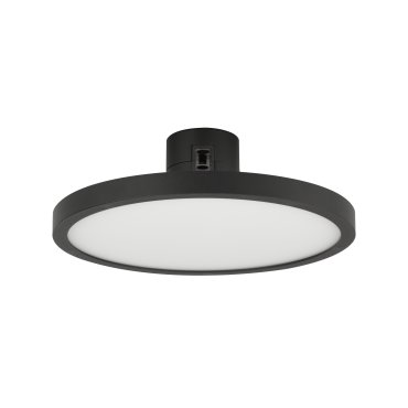 Nova Luce Libo - point lumineux système de rail magnétique - Ø 16 x 6 cm - 15W LED inclus - noir sable
