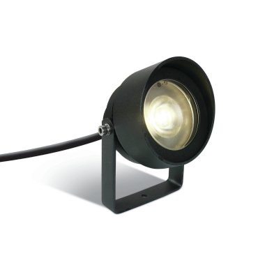 ONE Light Garden Round Spots - spot de sol sur piquet - Ø 10,3 x 12 cm - 11W LED inclus - IP65 - anthracite