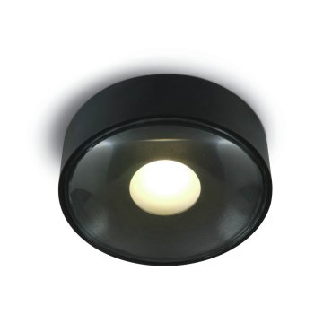 ONE Light Indoor/Outdoor Points lumineux - plafonnier extérieur - Ø 10,7 x 3,7 cm - 6W LED dimmable inclus - IP65 - noir