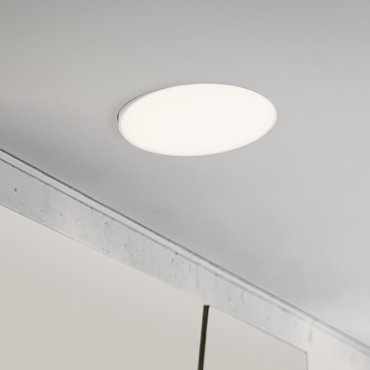 Nova Luce Perfect Profile Trimless - spot à encastrer avec télécommande (incl.) - Ø 640 mm, 625 mm encastré - 40W LED dimmable inclus - 2700K-6000K - blanc