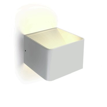 ONE Light Backlight Wall Range - applique murale - 10 x 10 x 8 cm - 6W LED inclus - blanc
