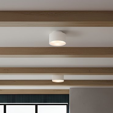 VK Lighting Eos - spot en saillie - Ø 13 x 9 cm  - blanc