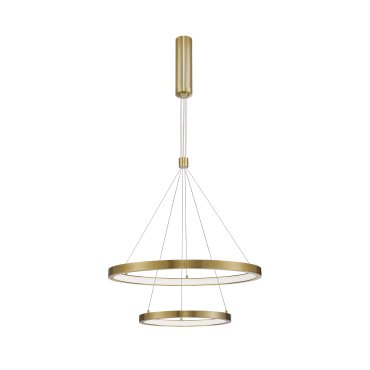 Nova Luce Empatia - lampe suspendue - Ø 60 x 120 cm - 60W dimmable LED inclus - laiton doré