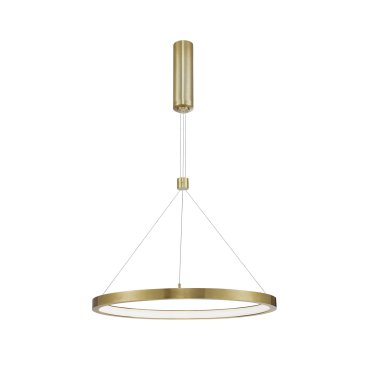 Nova Luce Empatia - lampe suspendue - Ø 60 x 120 cm - 35W LED dimmable inclus - laiton doré