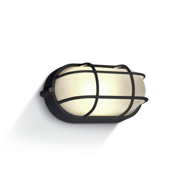 ONE Light Classic Outdoor Range - applique murale extérieure - 21 x 9 x 10,7 cm - 10W LED inclus - IP54 - noir
