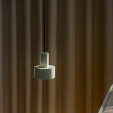 Nordlux Matis - lampe suspendue - Ø 12,5 x 200 cm - vert poudré