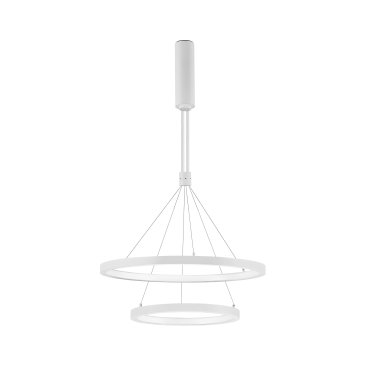 Nova Luce Empatia - lampe suspendue - Ø 60 x 120 cm - 60W LED dimmable inclus - blanc sable