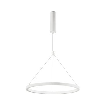 Nova Luce Empatia - lampe suspendue - Ø 60 x 120 cm - 35W LED dimmable inclus - blanc sable