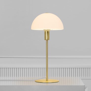 Nordlux Ellen 20 - lampe à poser - Ø 20 x 40 cm - laiton et opale