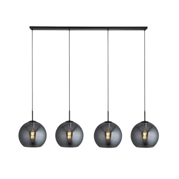 Searchlight Amsterdam - lampe suspendue - 175 x 30 x 240 cm - noir