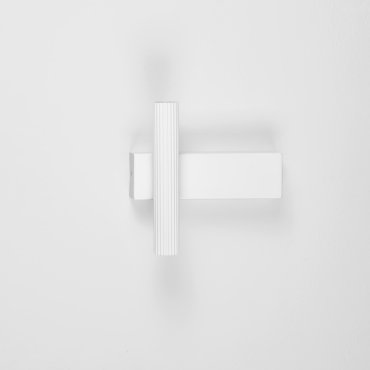 Nova Luce Paron - applique murale - 5,5 x 15 x 15 cm - 6W LED inclus - blanc sable