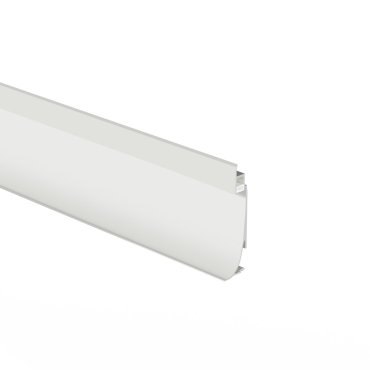 Klus Olis-K - profilé de plinthe en aluminium - 2,41 x 9 cm - blanc