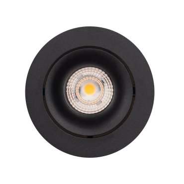 Maxlight Bellatrix Tilted pour H0112 - spot encastré 1L - Ø 105 mm, Ø 90 mm taille d'encastrement - noir