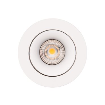 Maxlight Bellatrix Tilted for H0112 - spot encastré 1L - Ø 105 mm, Ø 90 mm taille d'encastrement - blanc