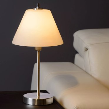 Lucide Touch Two - lampe à poser - 42 cm - chrome satiné