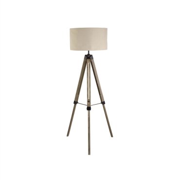 Searchlight Easel - lampadaire - 144,5 cm - lin crème