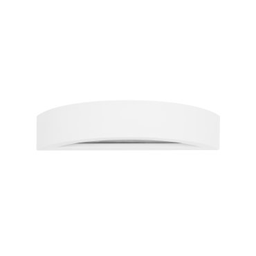 Nova Luce Sandro - applique murale - 30 x 10 x 7,5 cm - plâtre blanc
