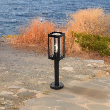Nova Luce Figo - lampe de jardin - 11 x 50 x 11 cm - IP54 - anthracite foncé