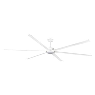 Faro Rotterdam 30 XXL - ventilateur de plafond avec lumière et télécommande - Ø 300 cm - 32W LED inclus - blanc mat