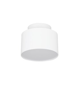 Nova Luce Ozen - plafonnier - Ø 11 x 8,8 cm - 16W LED inclus - blanc sablé