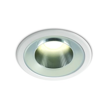 ONE Light Dark Light Project - spot à encastrer - Ø 235 mm, Ø 210 mm à encastrer - 25W LED inclus - IP54 - blanc - couleur de lumière blanche