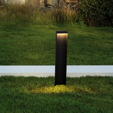 Nova Luce Alley - lampe de jardin - 14 x 75 x 8 cm - 8W LED inclus - IP65 - anthracite foncé