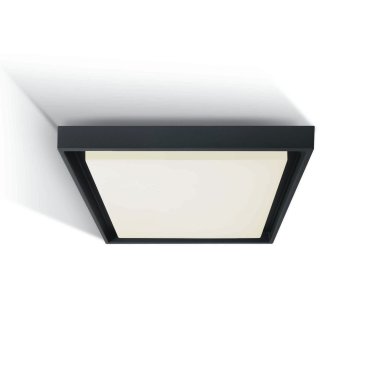 ONE Light Outdoor Project LED - plafonnier extérieur - 34 x 34 x 5 cm - 30W LED inclus - IP54 - anthracite