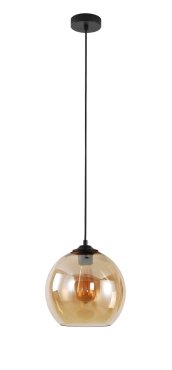 Artdelight Marino - lampe suspendue - Ø 25 x 176 cm - ambre