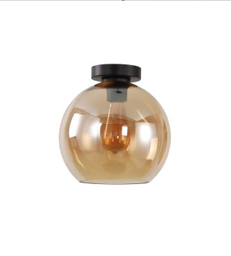 Artdelight Marino - plafonnier - Ø 25 x 26 cm - ambre
