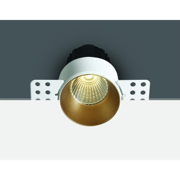 ONE Light Trimless Mini Range - spot à encastrer - Ø 64 mm, Ø 70 mm à encastrer - 12W LED dimmable inclus - laiton