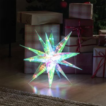 Konstsmide Diamond Star - lampe de table - 54 x 54 x 54 cm - multicolore