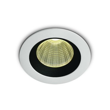 ONE Light 3W Dark Light Range - spot à encastrer - Ø 50 mm, Ø 44 mm encastré - 3W LED inclus - blanc et noir