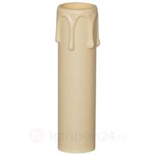 ETH - manchon pour bougie - 10 x 2,3 cm - ivoire