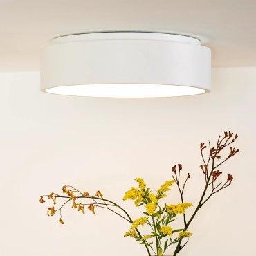 Lucide Talowe Led - plafonnier - Ø 45 x 13 cm - 30W LED dimmable inclus - blanc