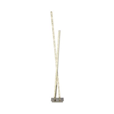 Searchlight Clover - lampadaire - 147 cm - 30W LED inclus - chrome