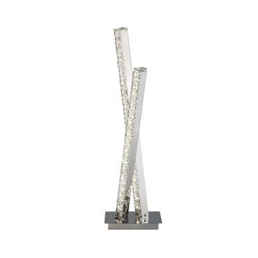 Searchlight Clover - lampe de table - 56 cm - 11W LED inclus - chrome