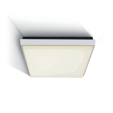 ONE Light Outdoor Slim LED - plafonnier extérieur - 23,8 x 23,8 x 4,6 cm - 25W LED inclus - IP54 - blanc