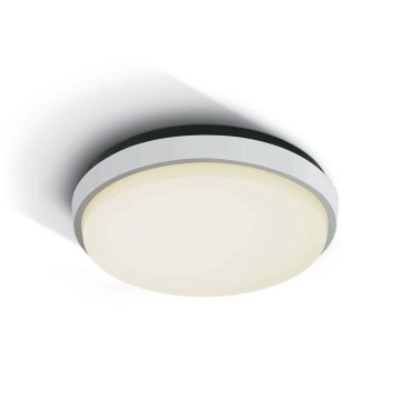 ONE Light Outdoor Slim LED - plafonnier extérieur - Ø 23,8 x 4,6 cm - 20W LED inclus - IP54 - blanc