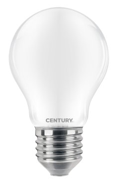 Century Italia Lampe à filament LED - Ø 6 x 10,8 cm - E27 - 8W non-dimmersible - 3000K - opale