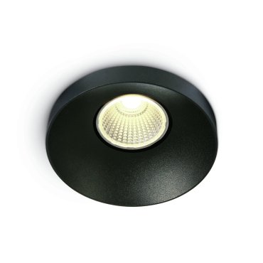 ONE Light 8W Range - spot encastré - Ø 81 mm, Ø 68 mm encastré - 8W LED inclus - noir