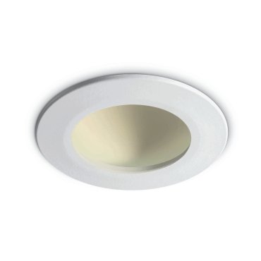 ONE Light Dark Light Dome Reflector - spot à encastrer - Ø 105 mm, Ø 94 mm encastrable - 8W LED inclus - blanc - couleur de lumière blanc chaud