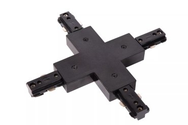 Lucide Track X coupler - Système de voie monophasé - 230V - Noir