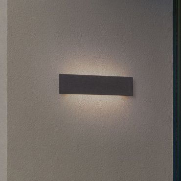 Nova Luce Luna - applique murale extérieure - 40 x 10 x 4,5 cm - 11W LED inclus - IP65 - noir